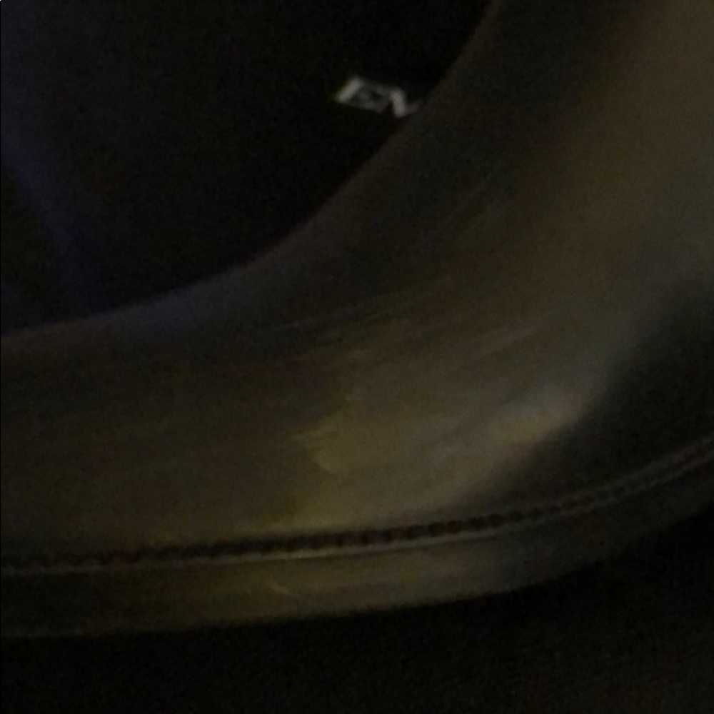 Tory Burch rain boots brown/black size 7 - Picture 8 of 8